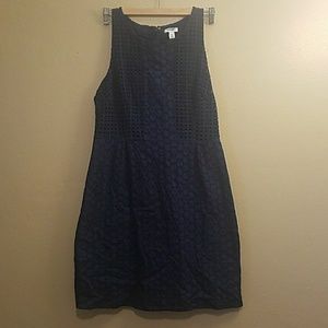 Navy Crochet dress